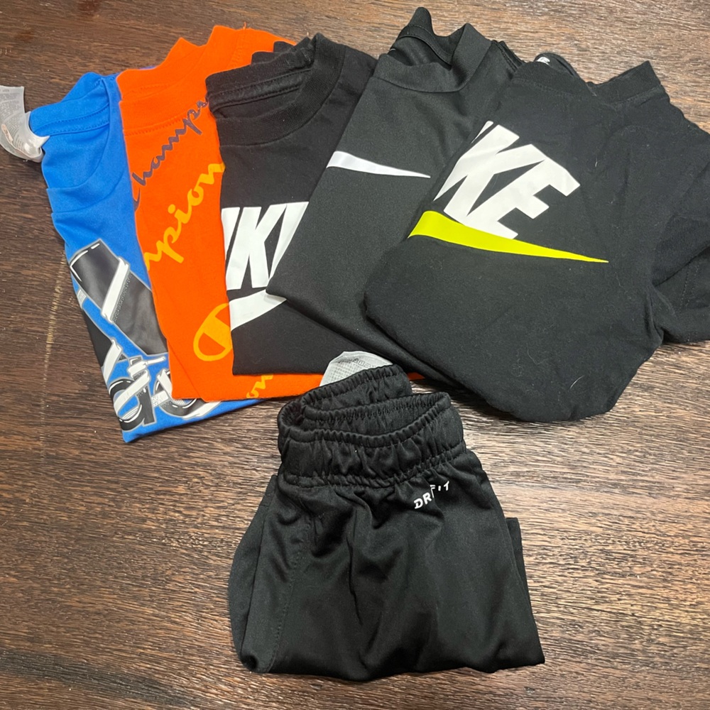 6 Piece Nike/Champion/adidas Toddler Boy Bundle